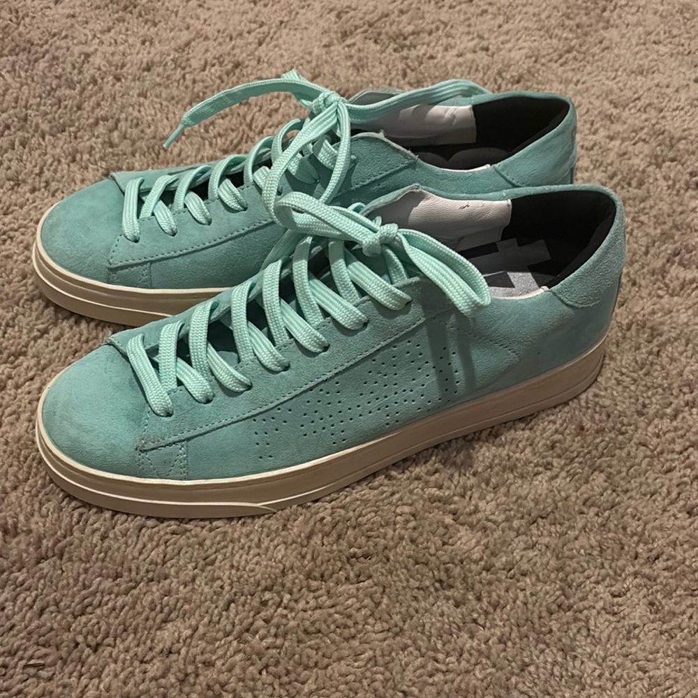 P448 Jack Sneakers size 40 size 9 10 color aqua